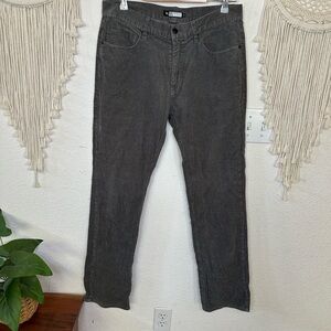 Rip Curl Men's Charcoal Corduroy Pants size 32